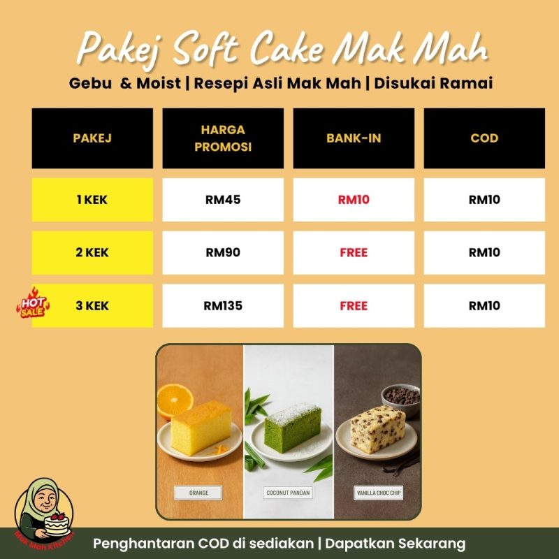 Soft Cake - Mak Mah Kitchen